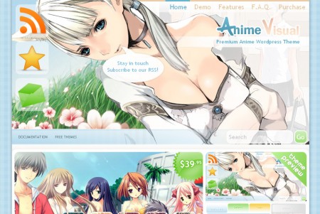 Anime Visual WordPress Theme